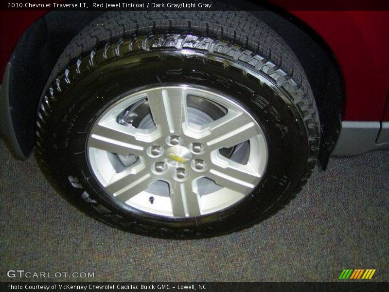 Red Jewel Tintcoat / Dark Gray/Light Gray 2010 Chevrolet Traverse LT