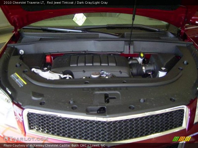 Red Jewel Tintcoat / Dark Gray/Light Gray 2010 Chevrolet Traverse LT
