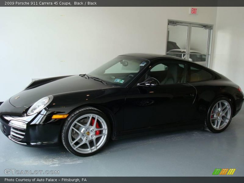 Black / Black 2009 Porsche 911 Carrera 4S Coupe