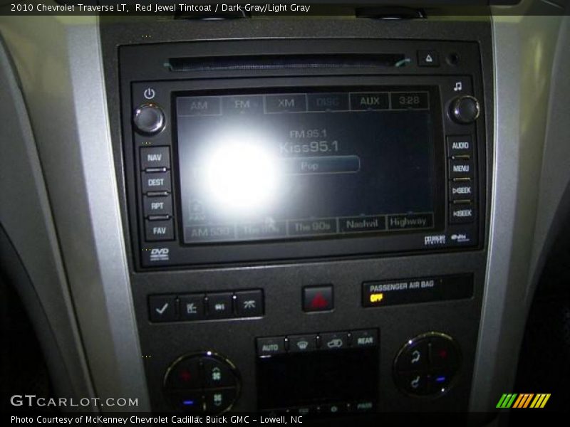 Red Jewel Tintcoat / Dark Gray/Light Gray 2010 Chevrolet Traverse LT