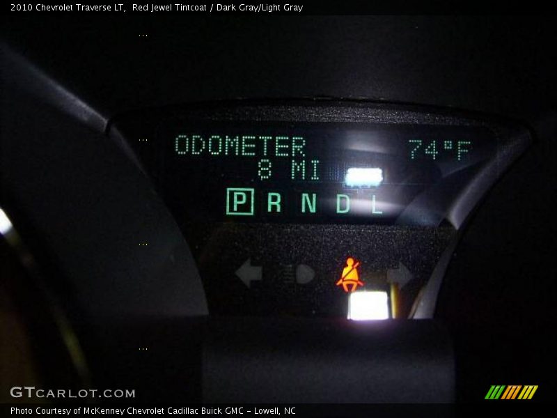 Red Jewel Tintcoat / Dark Gray/Light Gray 2010 Chevrolet Traverse LT
