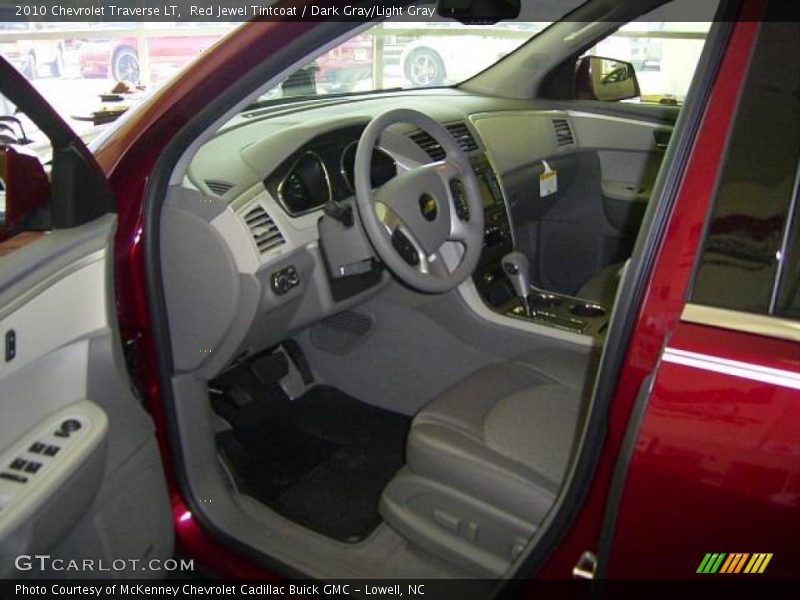 Red Jewel Tintcoat / Dark Gray/Light Gray 2010 Chevrolet Traverse LT