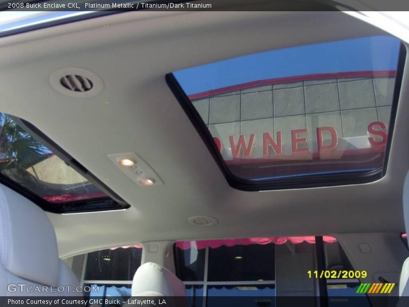 Platinum Metallic / Titanium/Dark Titanium 2008 Buick Enclave CXL