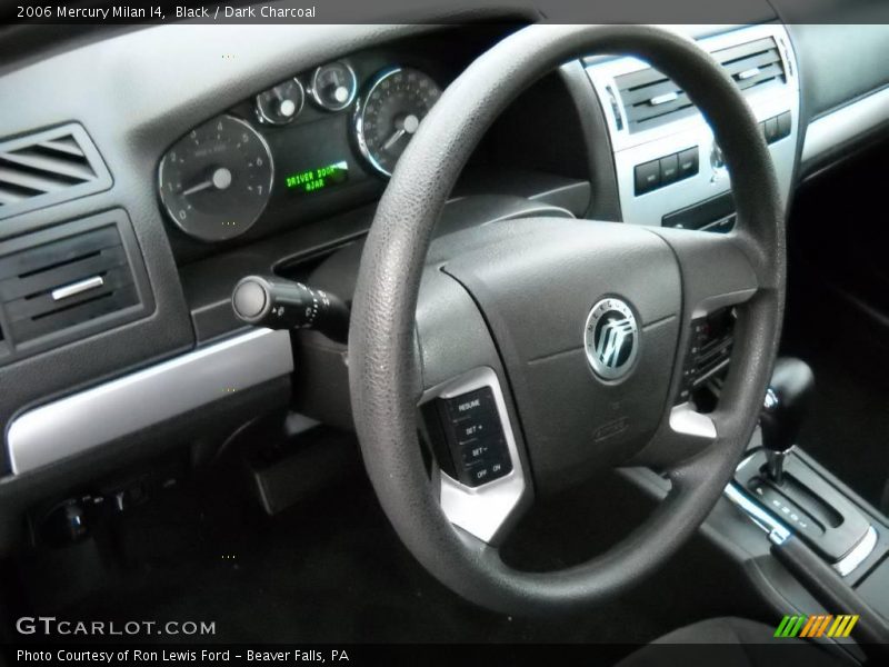 Black / Dark Charcoal 2006 Mercury Milan I4