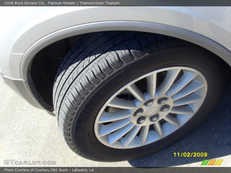 Platinum Metallic / Titanium/Dark Titanium 2008 Buick Enclave CXL