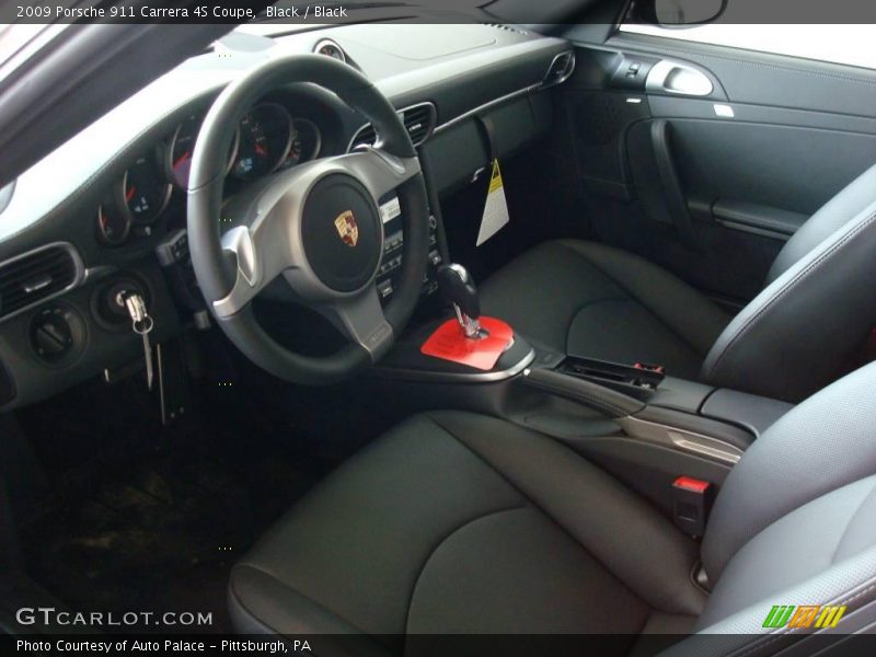 Black / Black 2009 Porsche 911 Carrera 4S Coupe