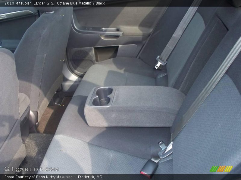 Octane Blue Metallic / Black 2010 Mitsubishi Lancer GTS