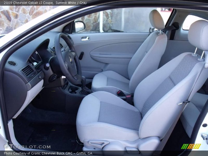 Summit White / Gray 2009 Chevrolet Cobalt LS Coupe