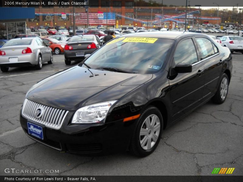 Black / Dark Charcoal 2006 Mercury Milan I4