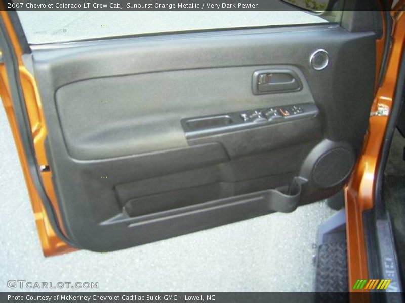 Sunburst Orange Metallic / Very Dark Pewter 2007 Chevrolet Colorado LT Crew Cab
