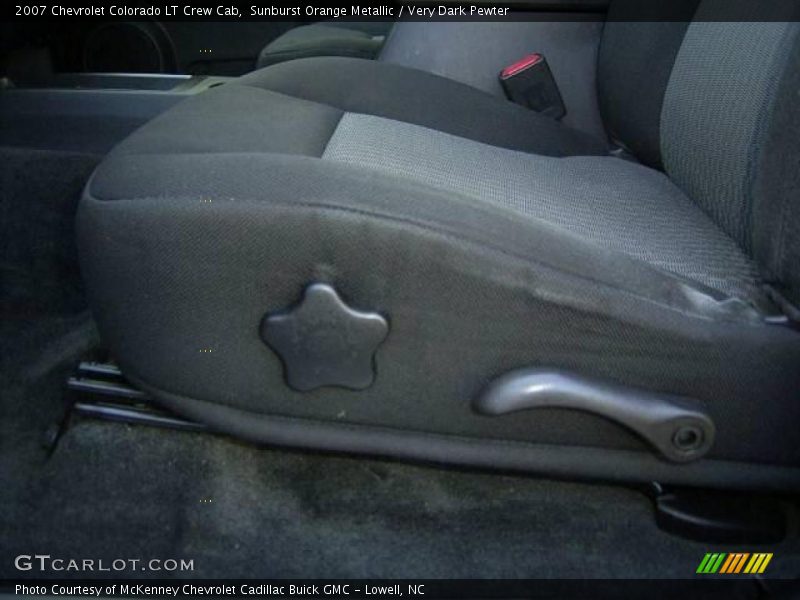 Sunburst Orange Metallic / Very Dark Pewter 2007 Chevrolet Colorado LT Crew Cab