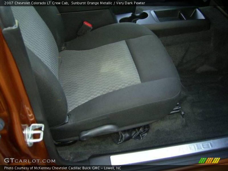 Sunburst Orange Metallic / Very Dark Pewter 2007 Chevrolet Colorado LT Crew Cab