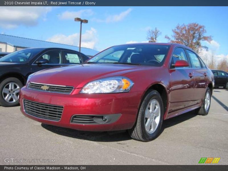 Red Jewel Tintcoat / Ebony 2010 Chevrolet Impala LT