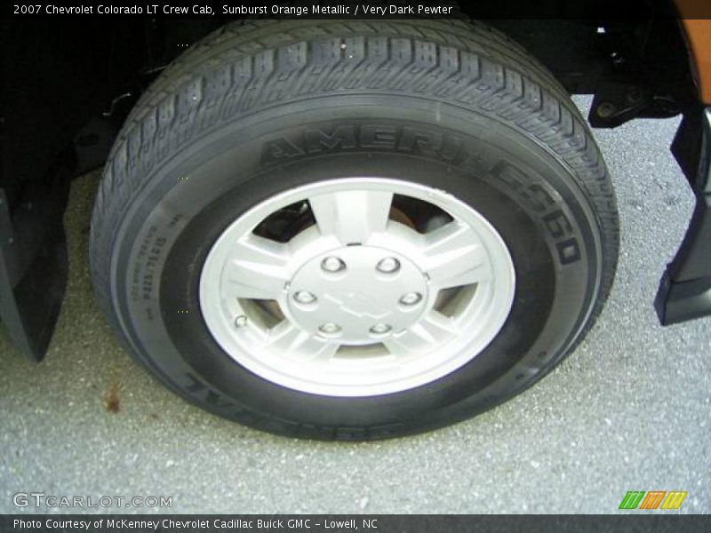 Sunburst Orange Metallic / Very Dark Pewter 2007 Chevrolet Colorado LT Crew Cab