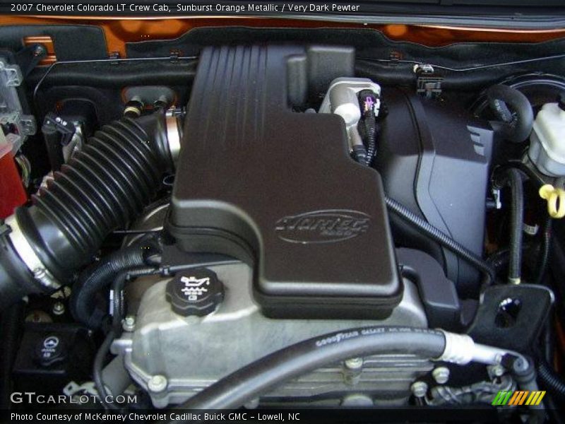 Sunburst Orange Metallic / Very Dark Pewter 2007 Chevrolet Colorado LT Crew Cab