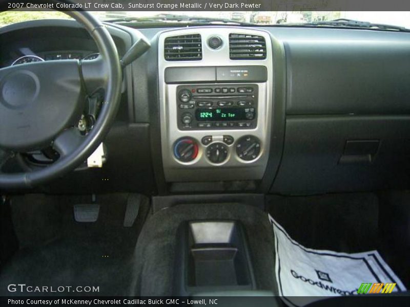 Sunburst Orange Metallic / Very Dark Pewter 2007 Chevrolet Colorado LT Crew Cab