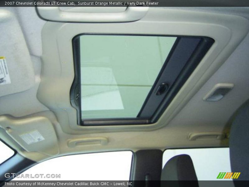 Sunburst Orange Metallic / Very Dark Pewter 2007 Chevrolet Colorado LT Crew Cab