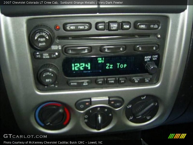 Sunburst Orange Metallic / Very Dark Pewter 2007 Chevrolet Colorado LT Crew Cab