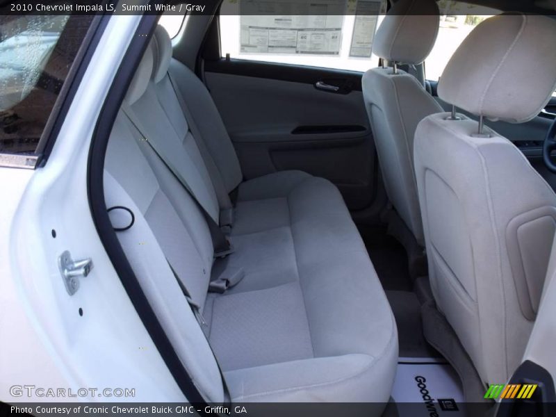 Summit White / Gray 2010 Chevrolet Impala LS