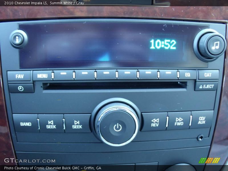 Summit White / Gray 2010 Chevrolet Impala LS
