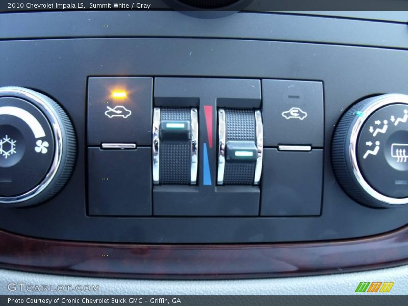 Summit White / Gray 2010 Chevrolet Impala LS