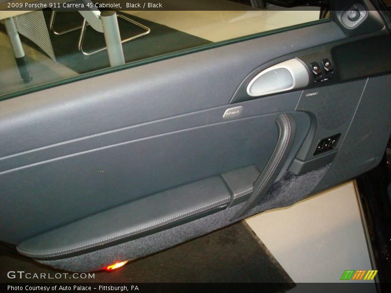 Black / Black 2009 Porsche 911 Carrera 4S Cabriolet