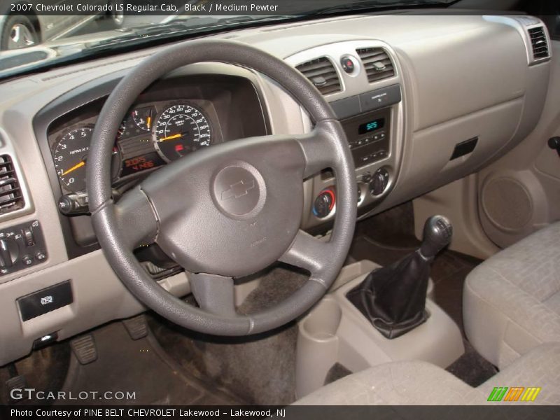 Black / Medium Pewter 2007 Chevrolet Colorado LS Regular Cab