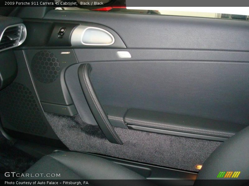 Black / Black 2009 Porsche 911 Carrera 4S Cabriolet