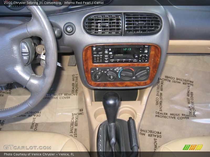 Inferno Red Pearl / Camel 2000 Chrysler Sebring JXi Convertible