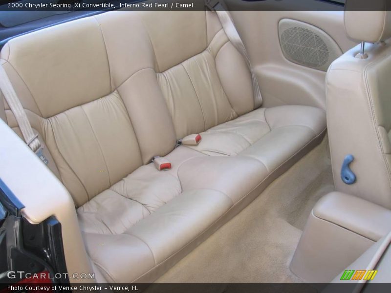 Inferno Red Pearl / Camel 2000 Chrysler Sebring JXi Convertible