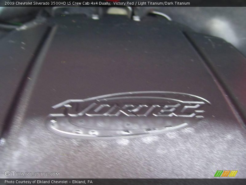 Victory Red / Light Titanium/Dark Titanium 2009 Chevrolet Silverado 3500HD LS Crew Cab 4x4 Dually