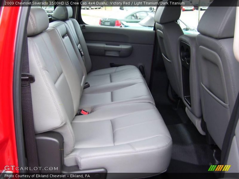 Victory Red / Light Titanium/Dark Titanium 2009 Chevrolet Silverado 3500HD LS Crew Cab 4x4 Dually