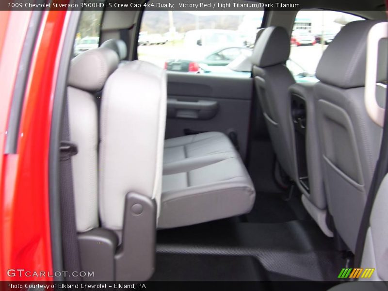 Victory Red / Light Titanium/Dark Titanium 2009 Chevrolet Silverado 3500HD LS Crew Cab 4x4 Dually