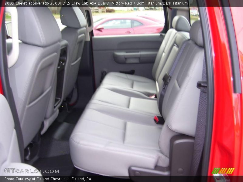 Victory Red / Light Titanium/Dark Titanium 2009 Chevrolet Silverado 3500HD LS Crew Cab 4x4 Dually
