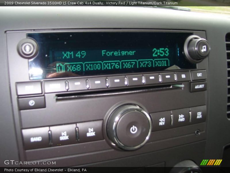 Victory Red / Light Titanium/Dark Titanium 2009 Chevrolet Silverado 3500HD LS Crew Cab 4x4 Dually