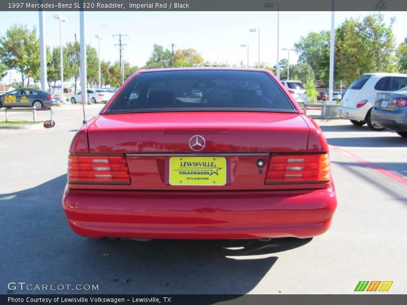 Imperial Red / Black 1997 Mercedes-Benz SL 320 Roadster