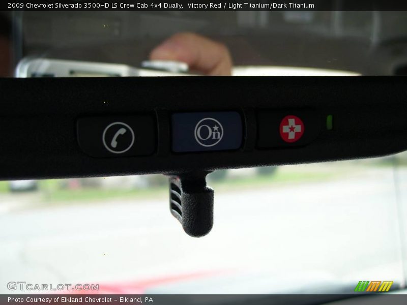 Victory Red / Light Titanium/Dark Titanium 2009 Chevrolet Silverado 3500HD LS Crew Cab 4x4 Dually