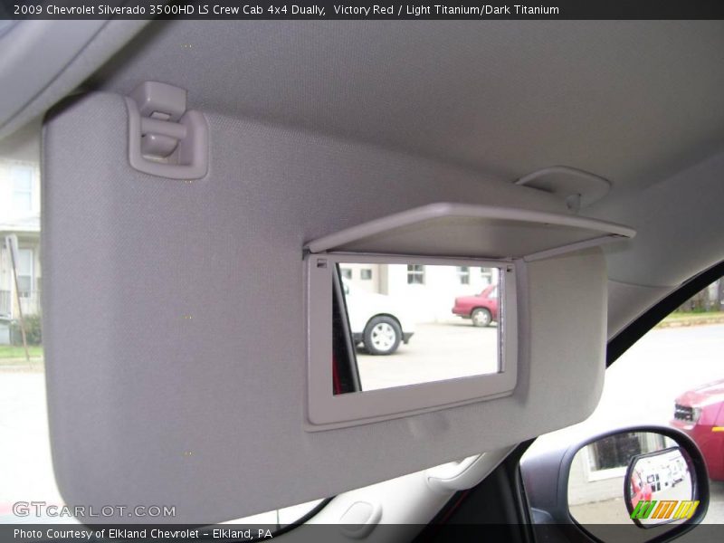 Victory Red / Light Titanium/Dark Titanium 2009 Chevrolet Silverado 3500HD LS Crew Cab 4x4 Dually