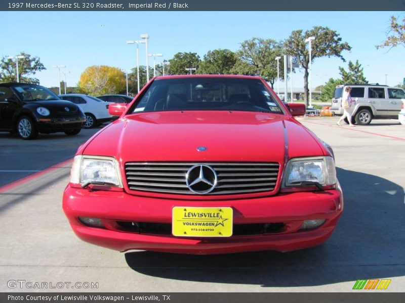 Imperial Red / Black 1997 Mercedes-Benz SL 320 Roadster