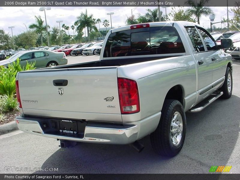 Bright Silver Metallic / Medium Slate Gray 2006 Dodge Ram 2500 SLT Quad Cab Thunder Road