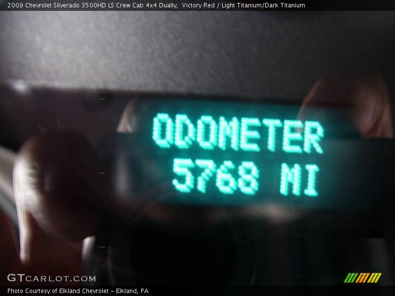 Victory Red / Light Titanium/Dark Titanium 2009 Chevrolet Silverado 3500HD LS Crew Cab 4x4 Dually