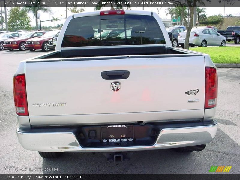 Bright Silver Metallic / Medium Slate Gray 2006 Dodge Ram 2500 SLT Quad Cab Thunder Road