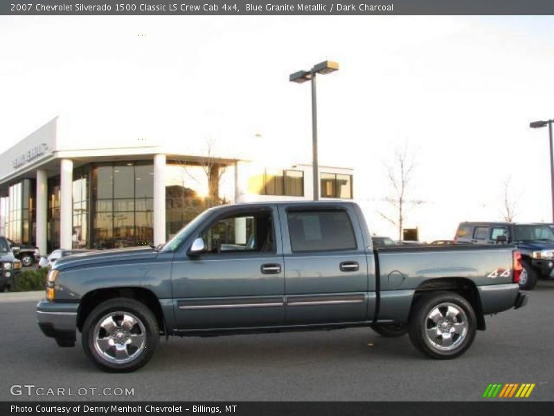 Blue Granite Metallic / Dark Charcoal 2007 Chevrolet Silverado 1500 Classic LS Crew Cab 4x4