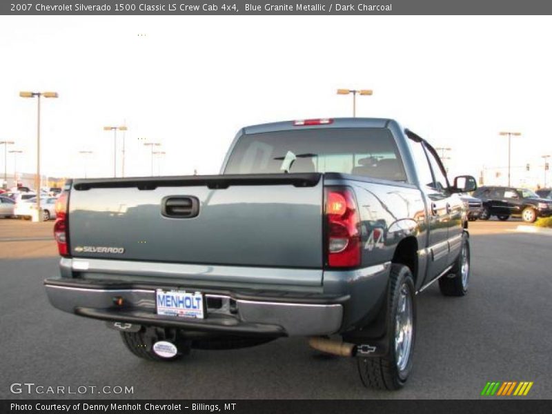 Blue Granite Metallic / Dark Charcoal 2007 Chevrolet Silverado 1500 Classic LS Crew Cab 4x4