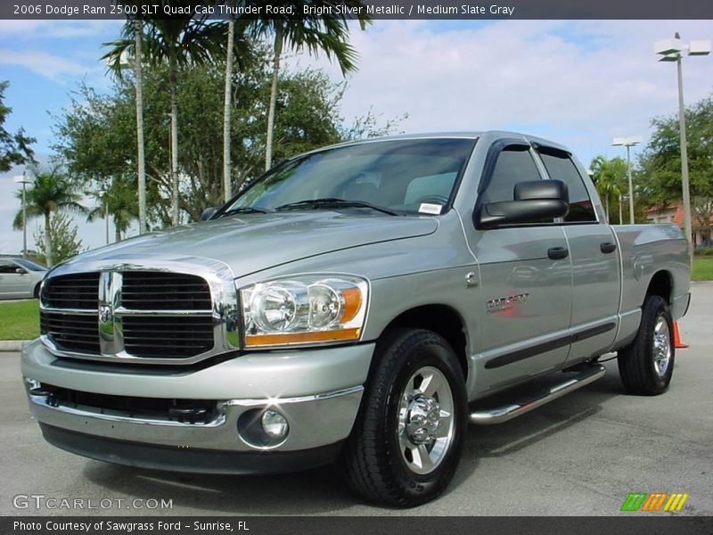 Bright Silver Metallic / Medium Slate Gray 2006 Dodge Ram 2500 SLT Quad Cab Thunder Road