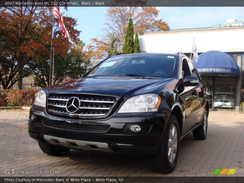 Black / Black 2007 Mercedes-Benz ML 320 CDI 4Matic