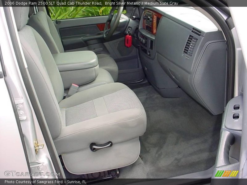 Bright Silver Metallic / Medium Slate Gray 2006 Dodge Ram 2500 SLT Quad Cab Thunder Road