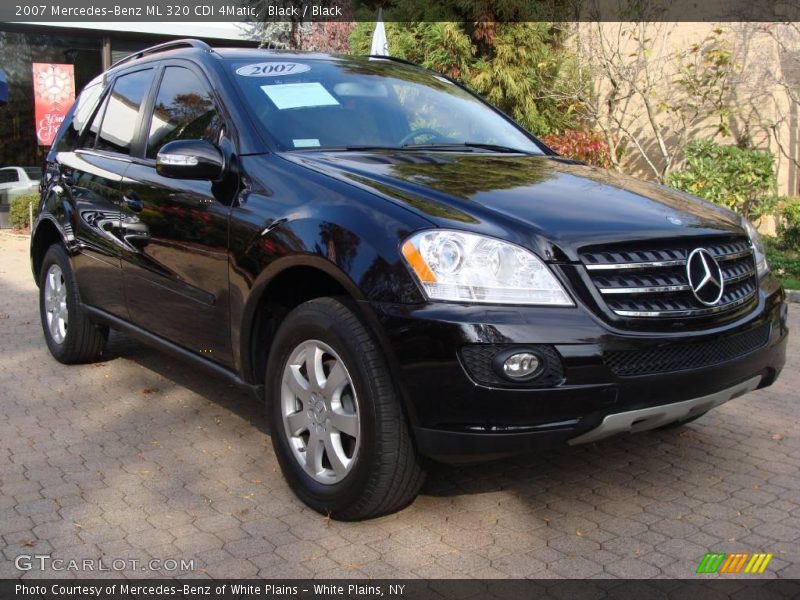 Black / Black 2007 Mercedes-Benz ML 320 CDI 4Matic
