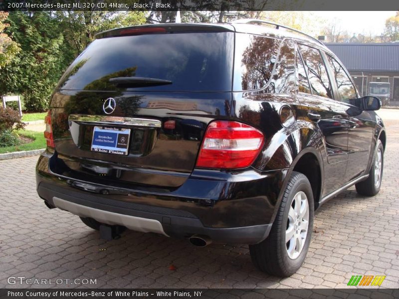 Black / Black 2007 Mercedes-Benz ML 320 CDI 4Matic