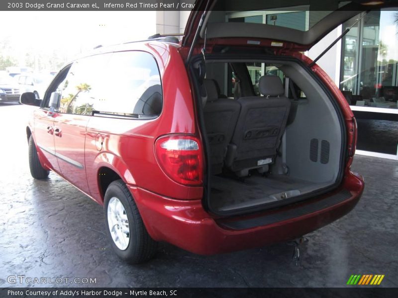 Inferno Red Tinted Pearl / Gray 2003 Dodge Grand Caravan eL